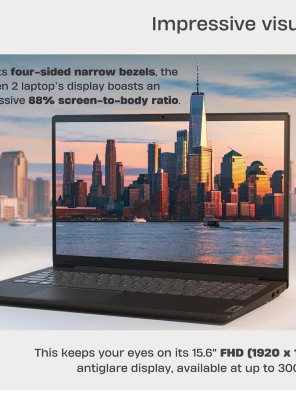 Lenovo V15 G2 IJL Laptop Box Label in Black Open Box